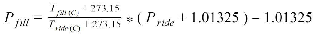 values for temperature in Celcius ( 0 = 273.15K) and bar (atm = 1.0132bar)