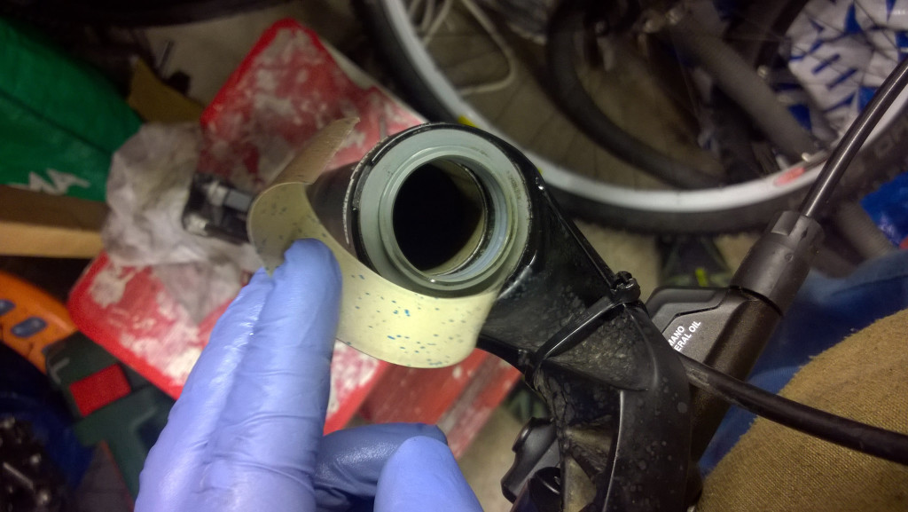 Lower bushing from damper side