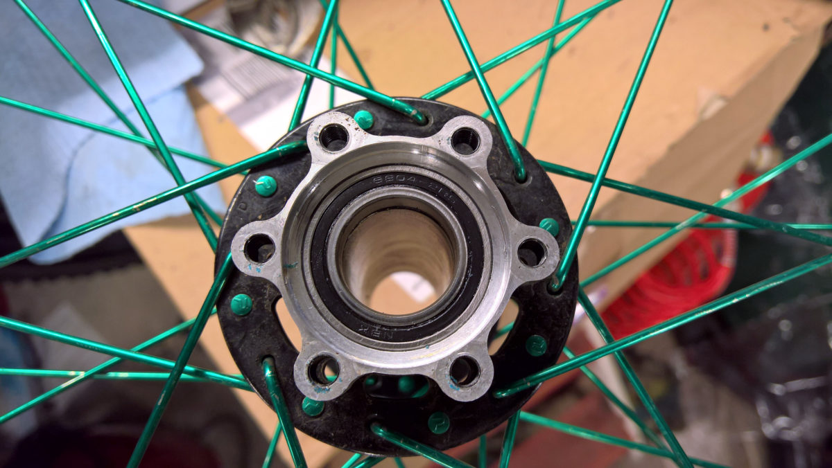 Checking the bearings on Specialized Hi-Lo hubs